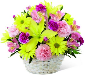  Basket of Cheer Bouquet In Waterford Michigan Jacobsen's Flowers